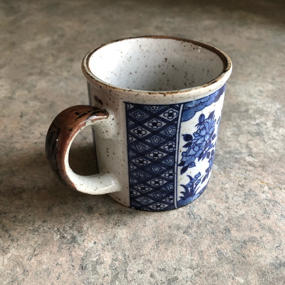 Other - Vintage | Japanese Stoneware Indigo Print Mug